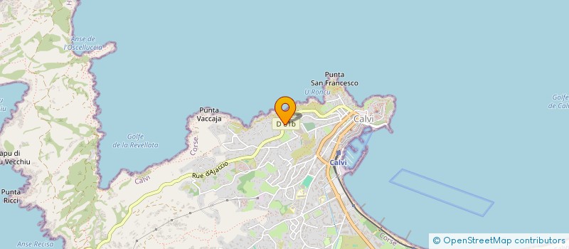 localisation de l'entreprise M ET M LE PRINTEMPS IMMOBILIER à CALVI