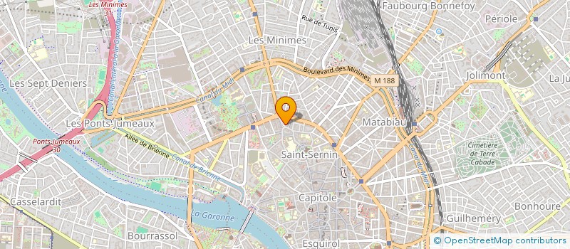 localisation de l'entreprise M ET M PIZZERIA à TOULOUSE