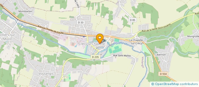 localisation de l'entreprise M ET M PROPRIETES  CRECY-LA-CHAPELLE