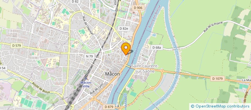 localisation de l'entreprise M ET M SOPROMIM à MACON
