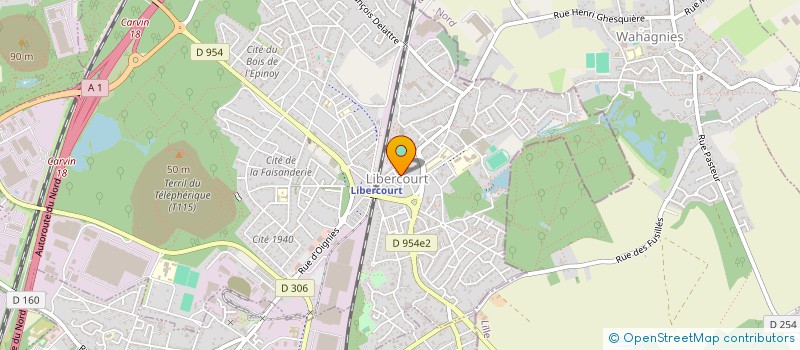 localisation de l'entreprise M ET M VIDEO SARL à LIBERCOURT
