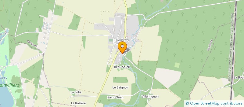 localisation de l'entreprise M ET MME ALEXIS LEISNER  FAVIERES