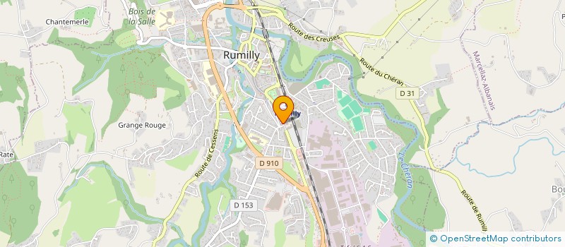 localisation de l'entreprise M. ET MME BALANDRAU CEDRIC  RUMILLY