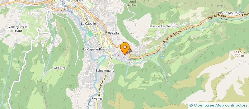 localisation de l'entreprise M. ET MME BARES-ALBARET STEPHANE  SAINT-AFFRIQUE