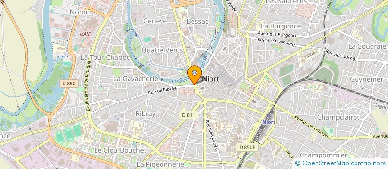 localisation de l'entreprise M. ET MME BOULADOUX à NIORT