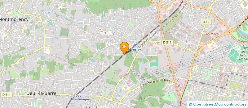 localisation de l'entreprise M ET MME BRAS COSTA  GROSLAY