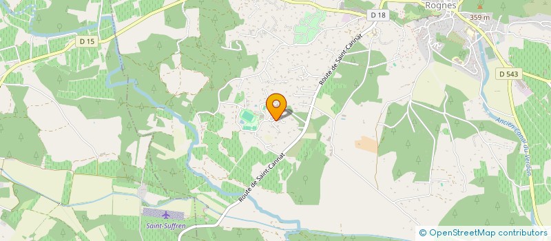 localisation de l'entreprise M ET MME CARMINATI  ROGNES