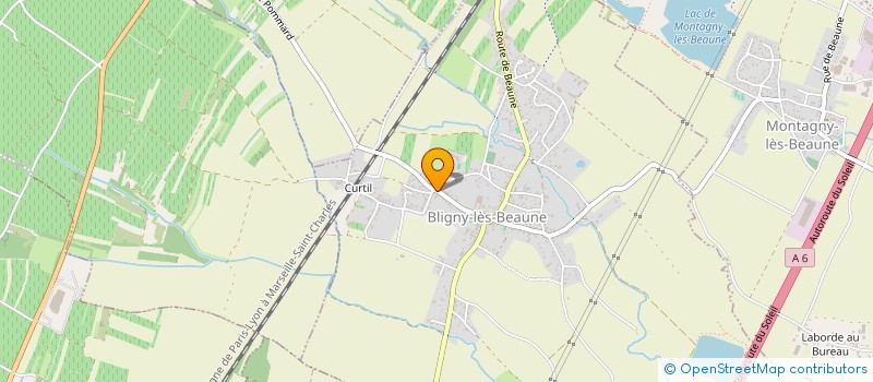 localisation de l'entreprise M ET MME CHAMBIN CHARLES-EDOUARD ET MARION  RUFFEY-LES-BEAUNE