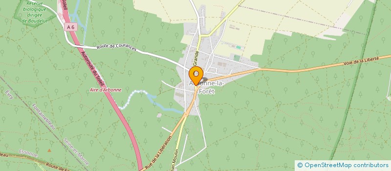 localisation de l'entreprise M ET MME CHEVAUX  ARBONNE-LA-FORET