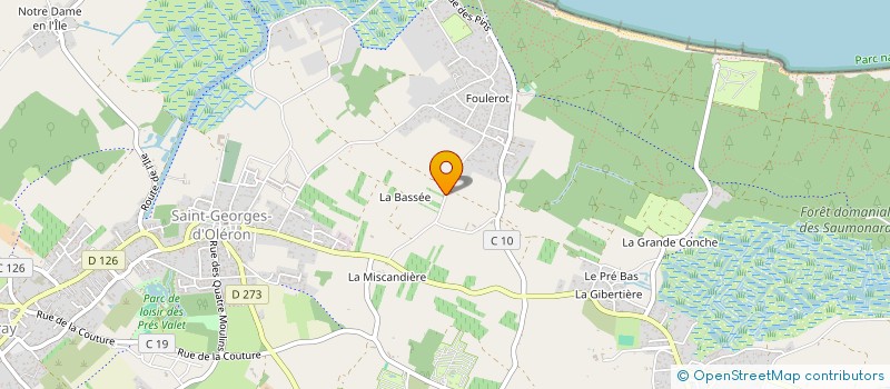 localisation de l'entreprise M. ET MME DAROSEY à SAINT-GEORGES-D'OLERON