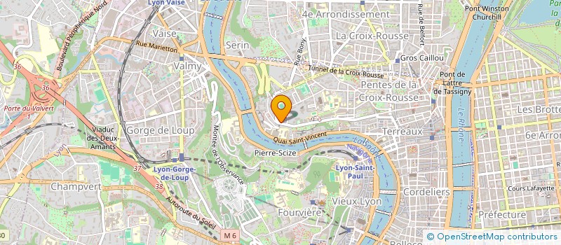 localisation de l'entreprise M ET MME DONOT à LYON