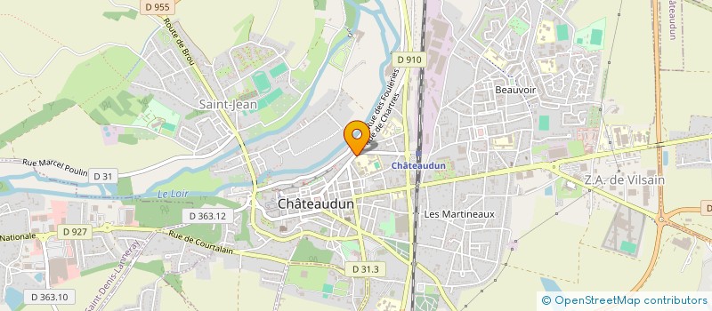 localisation de l'entreprise M ET MME DUFRAISSE à CHATEAUDUN