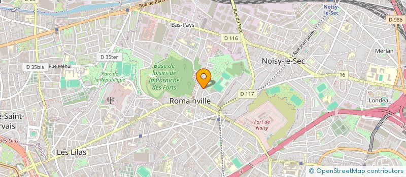 localisation de l'entreprise M. ET MME ELFASSY à ROMAINVILLE
