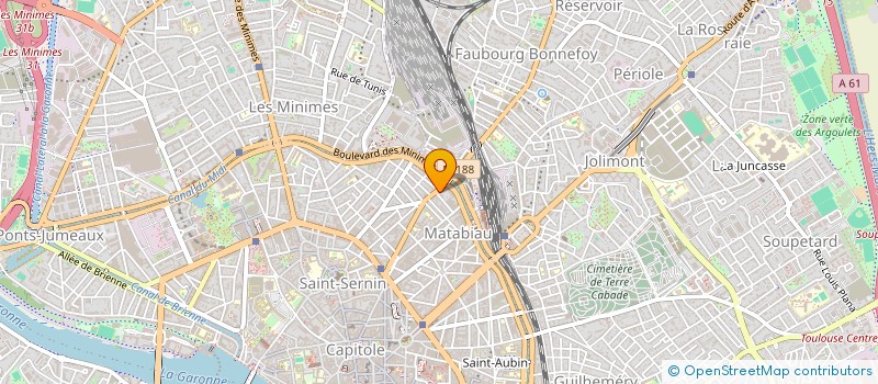 localisation de l'entreprise M ET MME FAUTHOUS à TOULOUSE