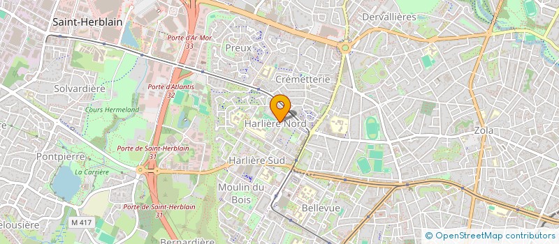 localisation de l'entreprise M ET MME FRESNEAU LMNP  SAINT-HERBLAIN