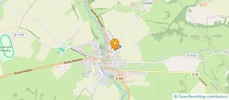 localisation de l'entreprise M ET MME GAURE ALAIN  VITTEAUX