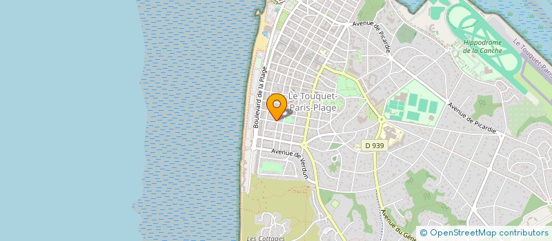 localisation de l'entreprise M. ET MME HANRION  LE TOUQUET-PARIS-PLAGE