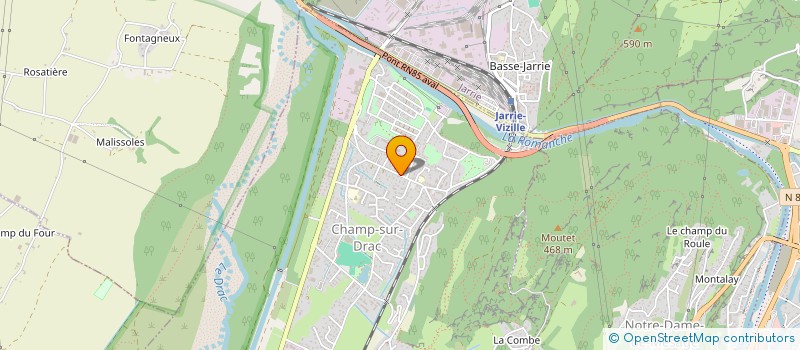 localisation de l'entreprise M. ET MME KHATCHATOUR OHANIAN  CHAMP-SUR-DRAC