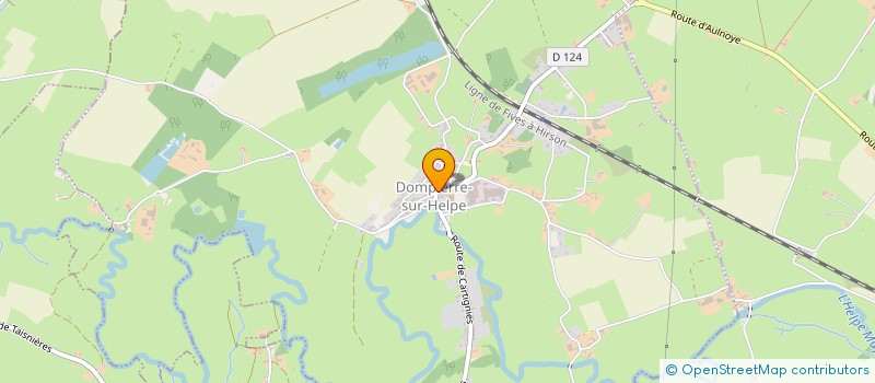 localisation de l'entreprise M.ET MME LALAUX VEREECKEN à DOURLERS