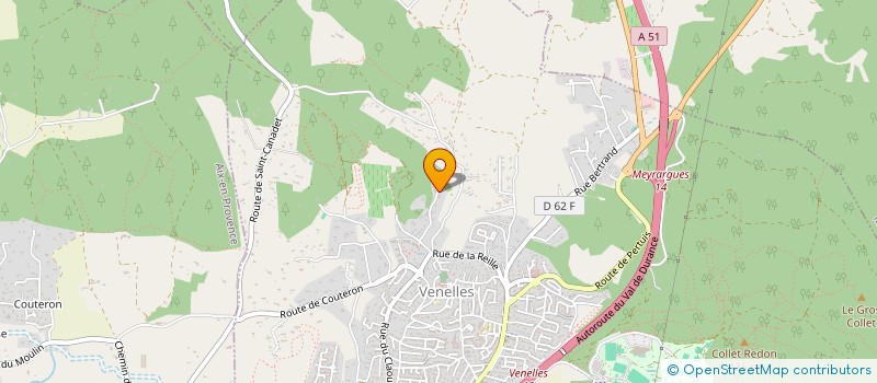 localisation de l'entreprise M ET MME LAPLAUD  VENELLES