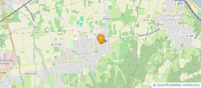 localisation de l'entreprise M ET MME LASSAUSAIE  CHASSELAY