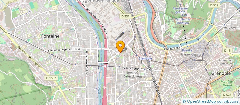 localisation de l'entreprise M ET MME LE NEGARET BENOIT  GRENOBLE