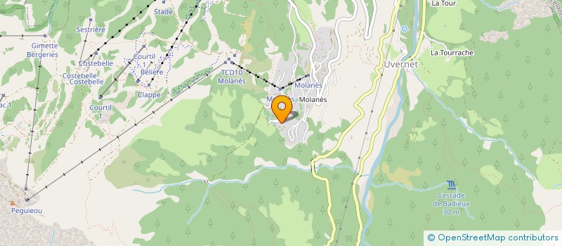 localisation de l'entreprise M ET MME MANUEL ALBERT ET MARIE-FRANCOISE  SAINT-PONS