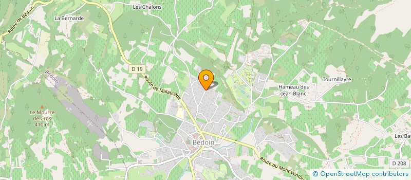 localisation de l'entreprise M ET MME MASSERON  BEDOIN