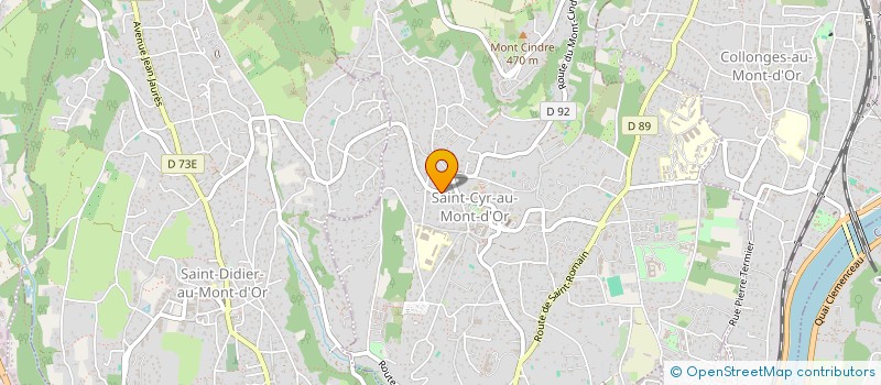 localisation de l'entreprise M ET MME NINOU  SAINT-CYR-AU-MONT-D'OR