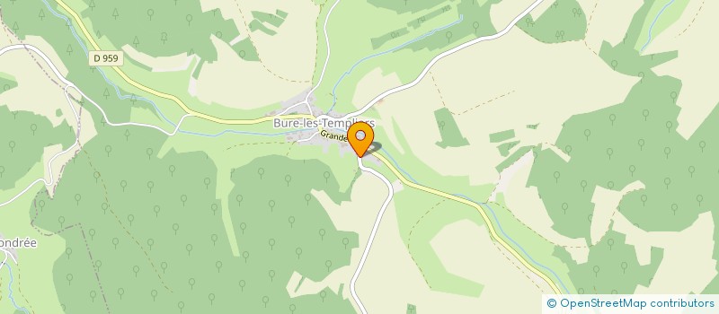 localisation de l'entreprise M ET MME NOURY JEAN-FRANCOIS  BURE-LES-TEMPLIERS