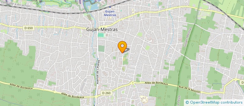 localisation de l'entreprise M ET MME OUZAA à GUJAN-MESTRAS