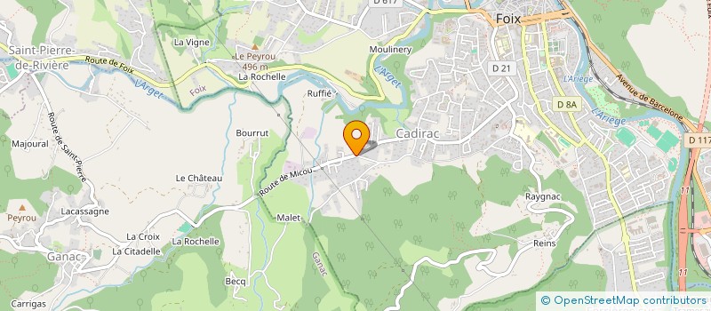 localisation de l'entreprise M. ET MME PAUCHARD à FOIX