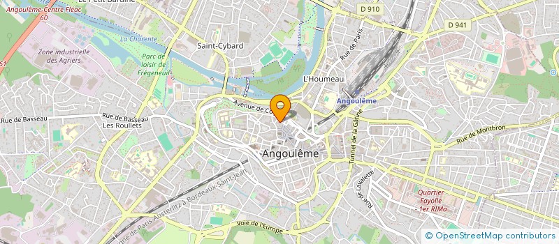 localisation de l'entreprise M ET MME PIERRE CHUPIN à ANGOULEME