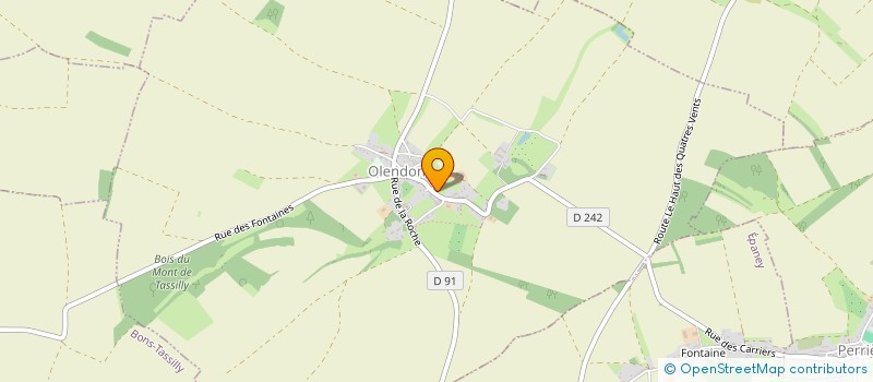 localisation de l'entreprise M. ET MME QUANDIEU  OLENDON