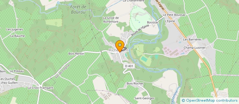 localisation de l'entreprise M. ET MME REAU à VAL-DE-COGNAC