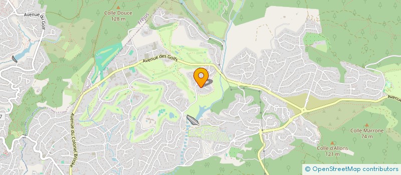 localisation de l'entreprise M ET MME RENARD FRANCK  SAINT RAPHAEL