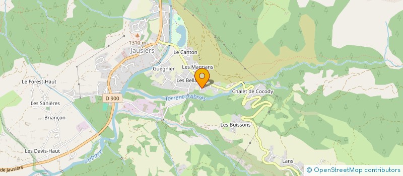 localisation de l'entreprise M ET MME ROGERIO DA SILVA  JAUSIERS