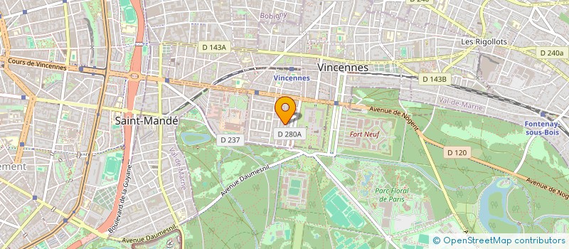 localisation de l'entreprise M. ET MME SPITERI LMNP à VINCENNES