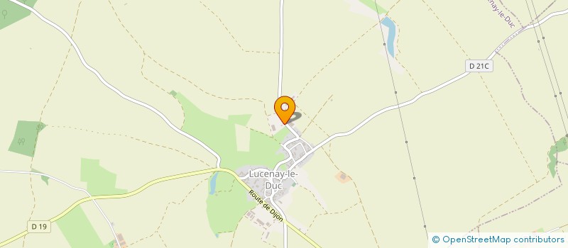 localisation de l'entreprise M ET MME THENADEY MAURICE  LUCENAY-LE-DUC