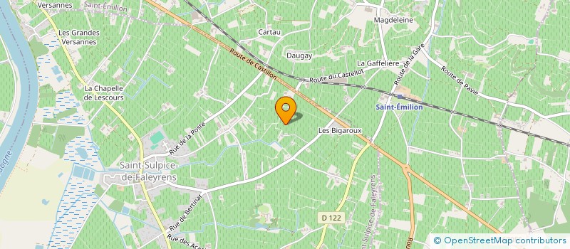 localisation de l'entreprise M ET MME VINCENT  SAINT-SULPICE-DE-FALEYRENS