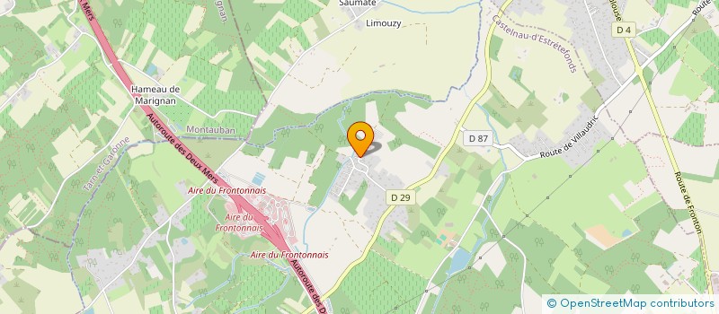 localisation de l'entreprise M ET N  CASTELNAU-D'ESTRETEFONDS