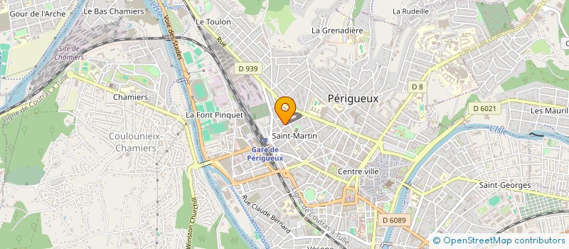 localisation de l'entreprise M ET R à PERIGUEUX