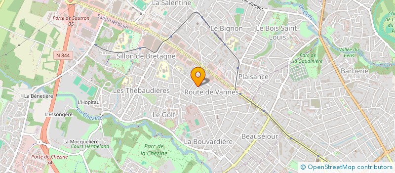 localisation de l'entreprise M ET R DALLAGE à SAINT-HERBLAIN