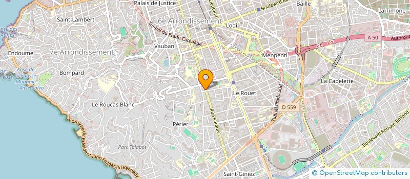 localisation de l'entreprise M ET S à MARSEILLE
