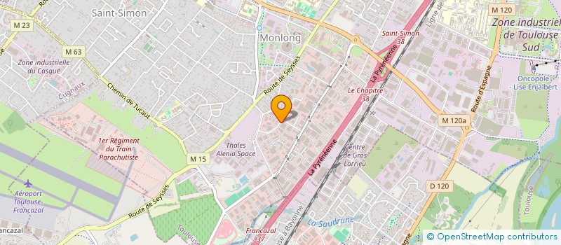 localisation de l'entreprise M ET S IMMOBILIERE à TOULOUSE
