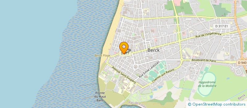 localisation de l'entreprise M ET T à BERCK