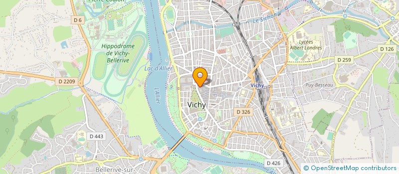 localisation de l'entreprise M ET VOUS à VICHY