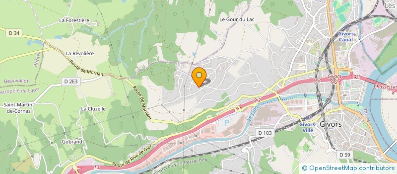 localisation de l'entreprise M ETHIK TAKTIK  GIVORS