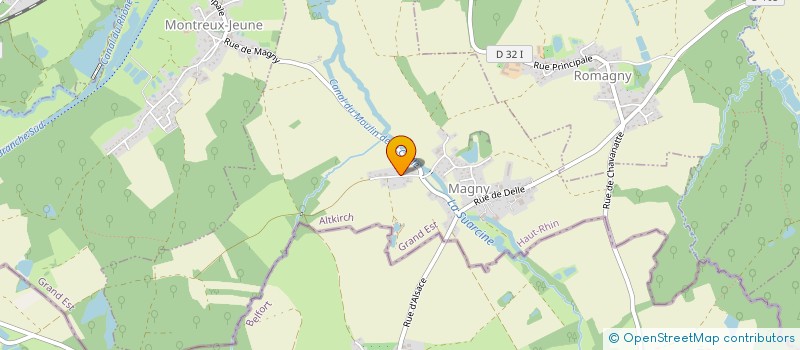 localisation de l'entreprise M'EVA  MAGNY