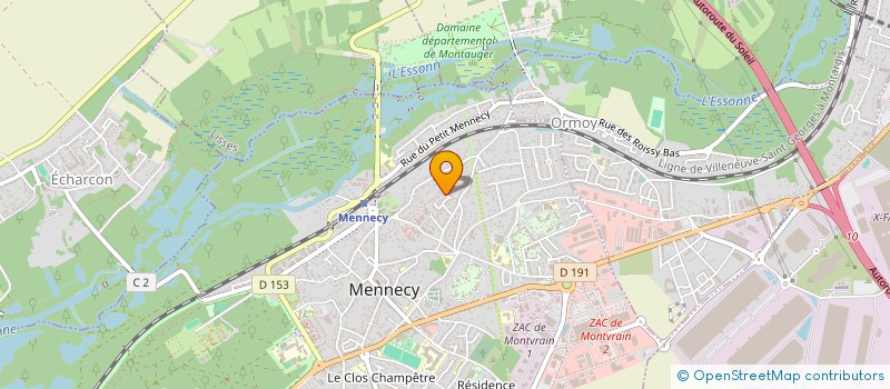 localisation de l'entreprise M-EXPERIENCE à MENNECY